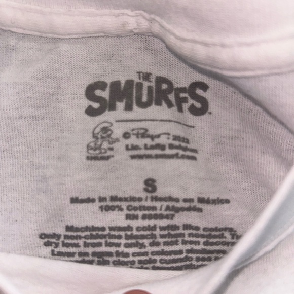 The smurfs crop tshirt - Picture 2 of 2